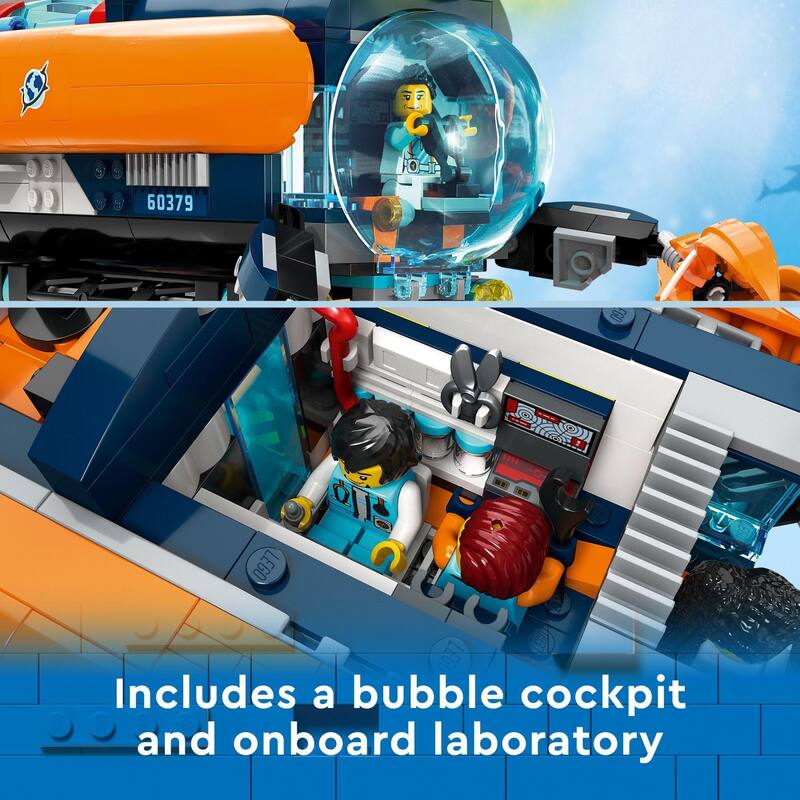 Conjunto de brinquedos de construção LEGO City Deep-Sea Explorer